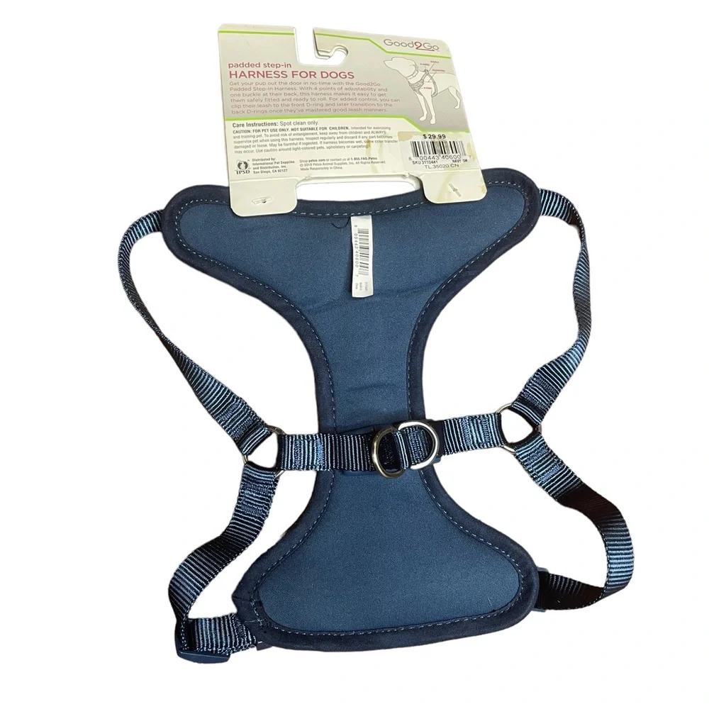 Good2go padded step-in harness for dogs size S